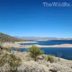 A landscape photo of Lake Pleasant in Arizona for off-grid RV water management.