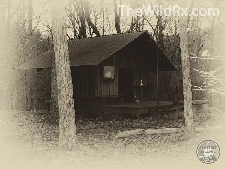 Appalachian Trail hiking shelter