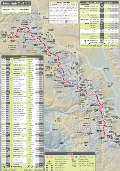 John Muir Trail permit guide