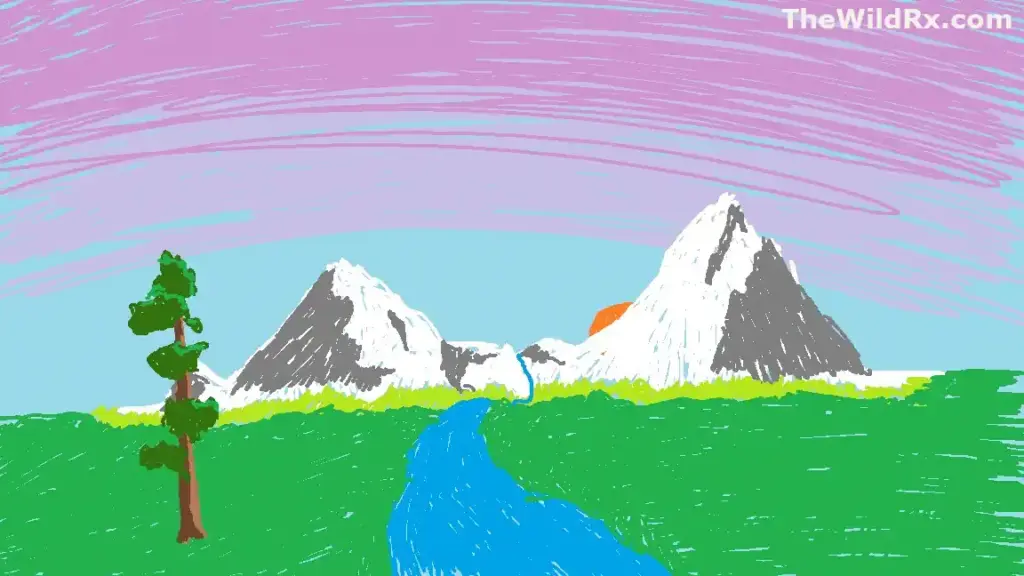 Forest bob ross by riyin art photographing mountains